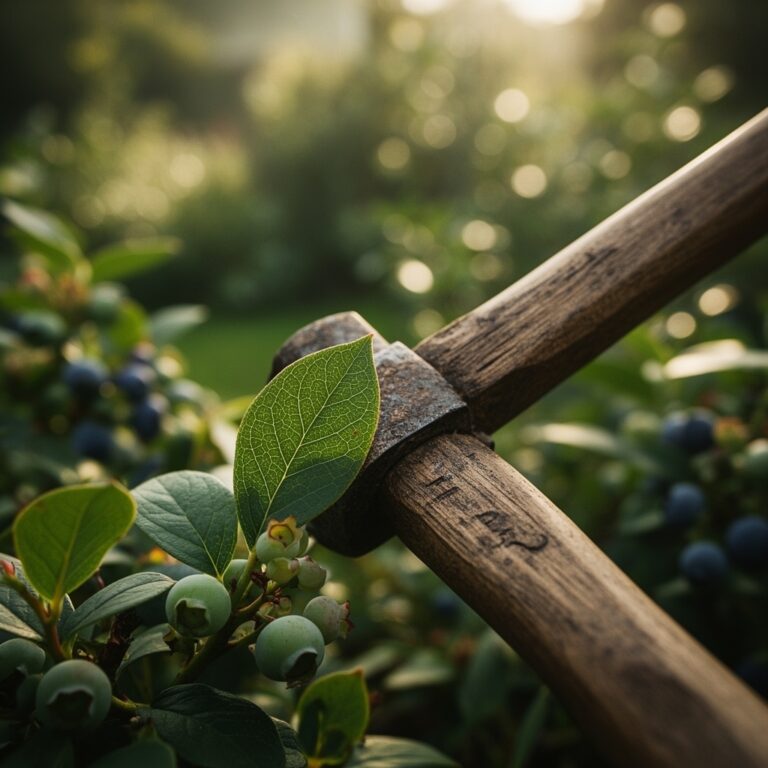 How to prepare a blueberry patch with acidic soil