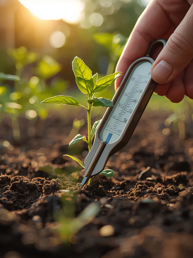 Using a soil thermometer for planting timing
