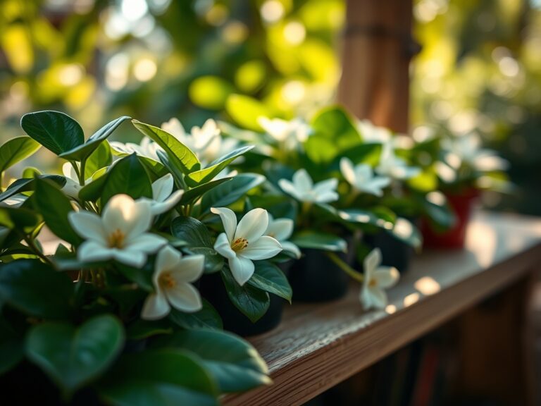 How to prepare a plant shelf for gardenias